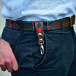 Load image into Gallery viewer, Key Holder - Navy/red