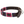 Load image into Gallery viewer, Polo Dog Collar - Purple/berry/white stripe
