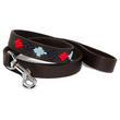 Load image into Gallery viewer, Polo Dog Lead - Pampa cross - Navy/pale blue/red