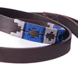 Load image into Gallery viewer, Polo Dog Lead - Royal blue/silver grey/navy stripe
