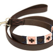 Load image into Gallery viewer, Polo Dog Lead - Pink/navy/white stripe