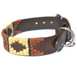 Load image into Gallery viewer, Polo Dog Collar - Copper/beige/green stripe