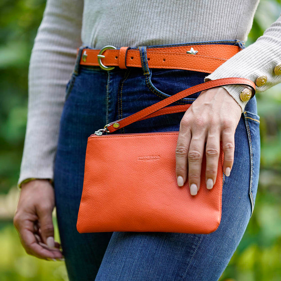 Clutch Bag - Orange