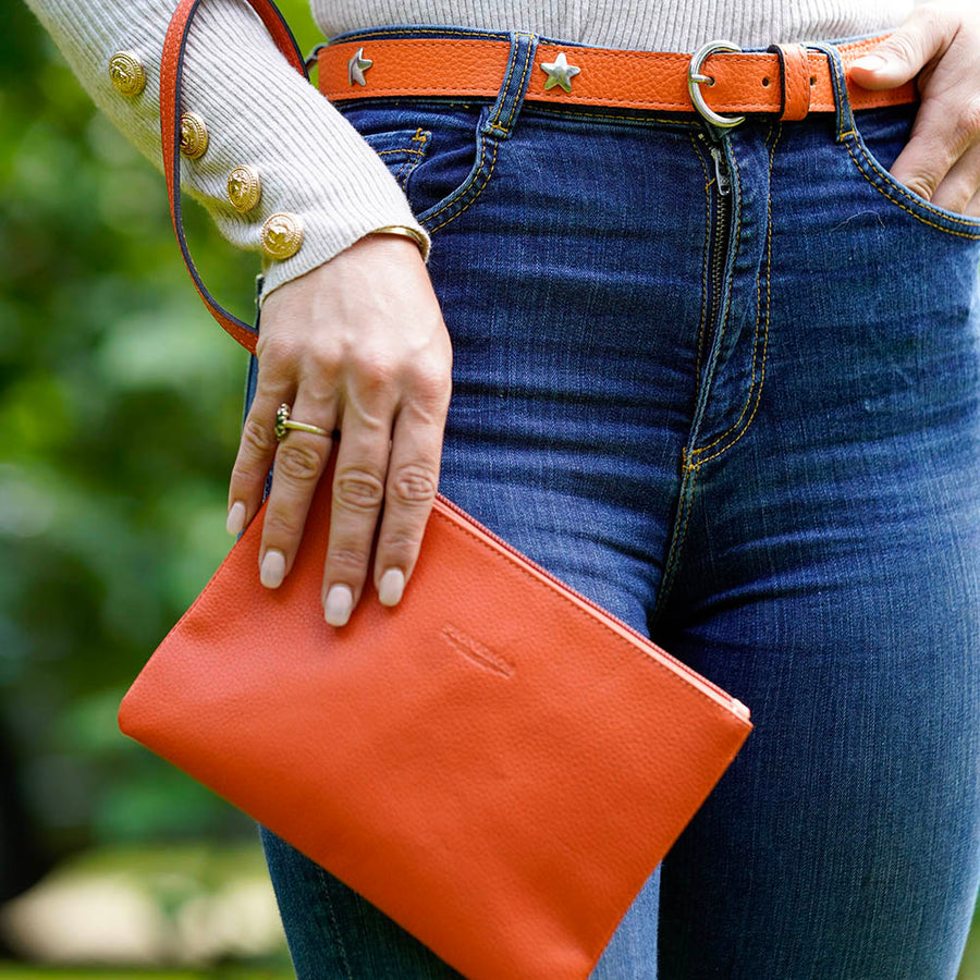 Clutch Bag - Orange