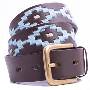 Polo Belt - Pale blue dot