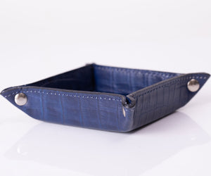 Mini Tray - Blue croc