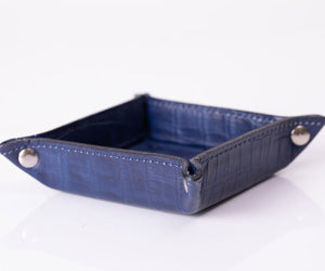 Mini Tray - Blue croc