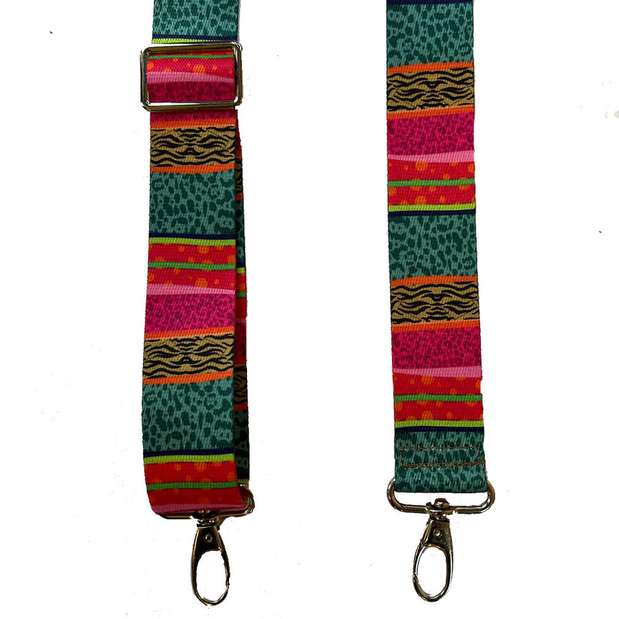 Bag strap -Pink multicoloured