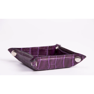 Mini Tray - Purple croc