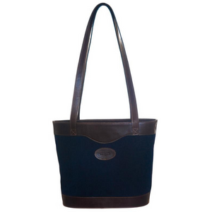 Bucket bag - Navy suede