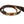 Load image into Gallery viewer, Polo Dog Lead - Copper/beige/green stripe
