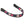 Load image into Gallery viewer, Black Leather Browband - Berry/navy/pink
