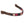 Load image into Gallery viewer, Brown Leather Browband - Berry/navy/pink
