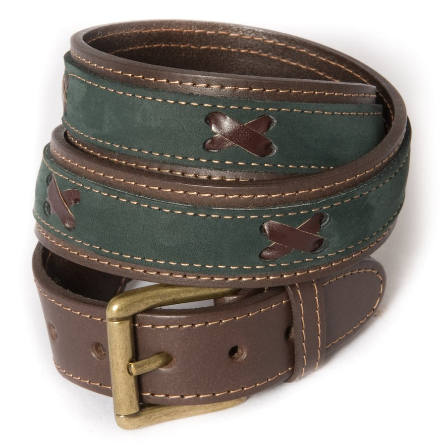 Nubuk belt - Green