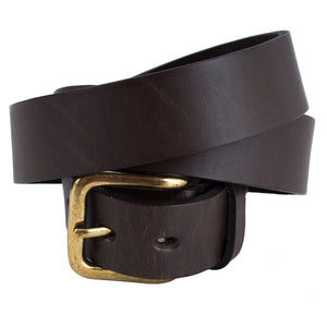 Plain brown belt