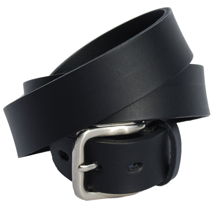 Plain black belt